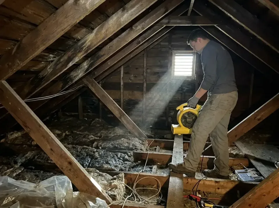 attic-water-damage-drying-proc-007 — frequently asked questions, Emergency Water Extraction & 24/7 Flood Response in Eastman…